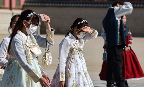 '따가운 가을 햇살'