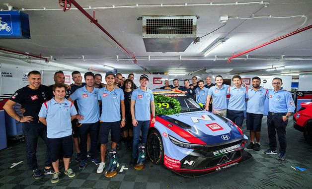 현대자동차 '더 뉴 아반떼 N TCR', '2025 TCR 월드투어' 최종전 우승