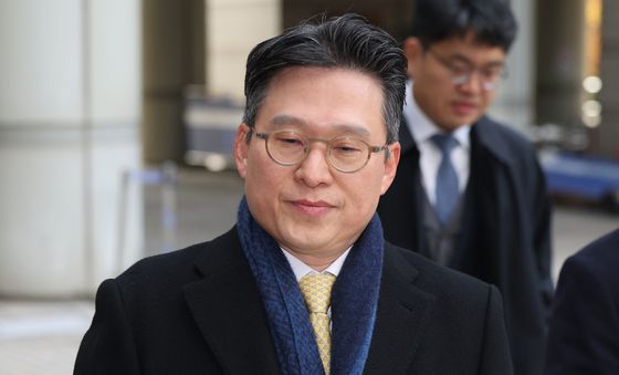 김선규 전 부장검사, 영장실질심사 출석