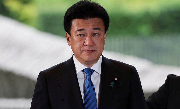 [포토] 기하라 미노루 일본 관방장관