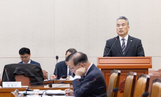 발언하는 김성근 가톨릭의대 외과 교수