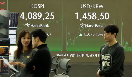 코스피 상승 마감, 환율도 상승 거래중