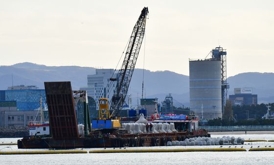 영일대해수욕장 수중 잠제 설치