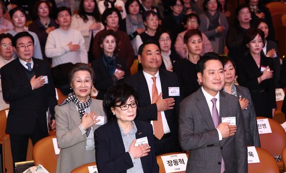 전국여성대회 참석한 장동혁 대표