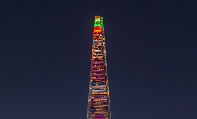 롯데월드타워, 크리스마스 미디어파사드 콘텐츠 공개