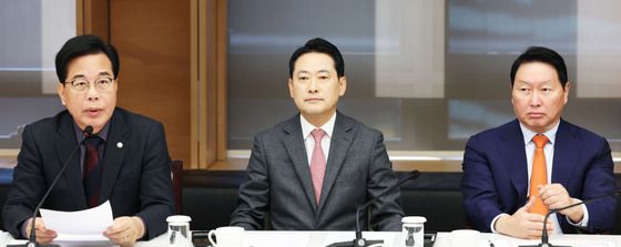 대한상의 찾은 국민의힘 지도부