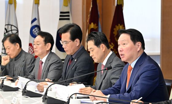 모두발언하는 최태원 대한상의 회장