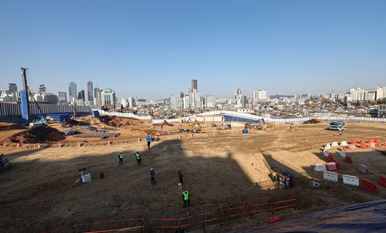 '노량진 재정비촉진지구 현장'