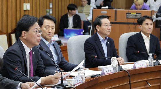 예산정책협의회 주재하는 송언석