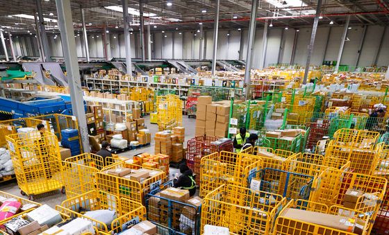 블프 앞둔 특송물류센터