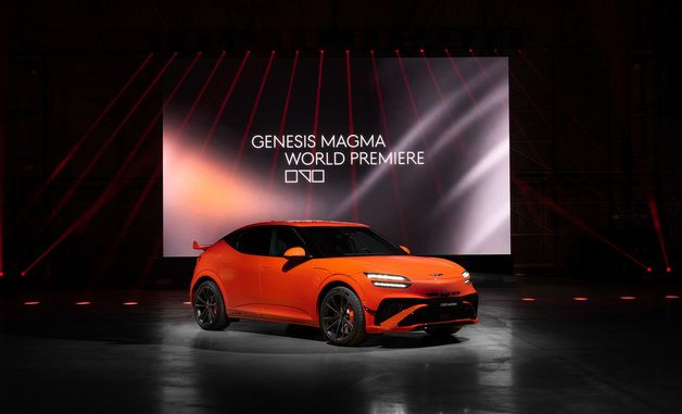 제네시스, 'gv60 마그마' 최초 공개