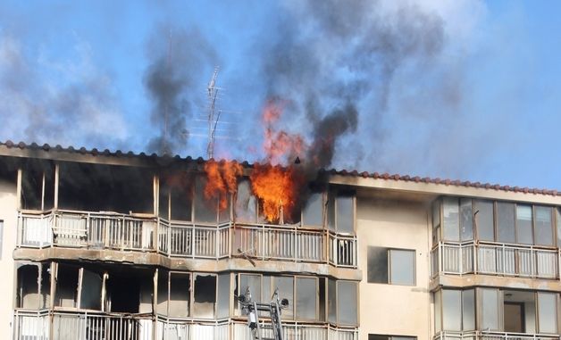 '아파트에 불이 난다면'