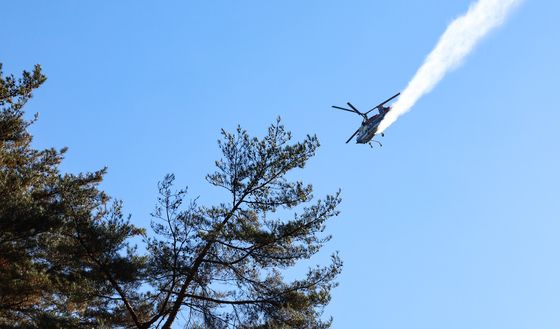 '산불 진화를 위해'