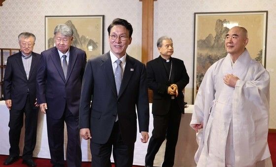 종교계 대표들 만난 김민석 총리