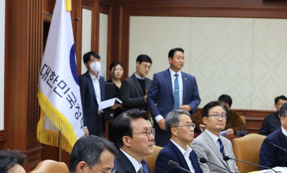 헌법존중 정부혁신 TF 간담회 모두발언하는 김민석 총리