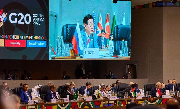 G20 정상회의 발언하는 이재명 대통령