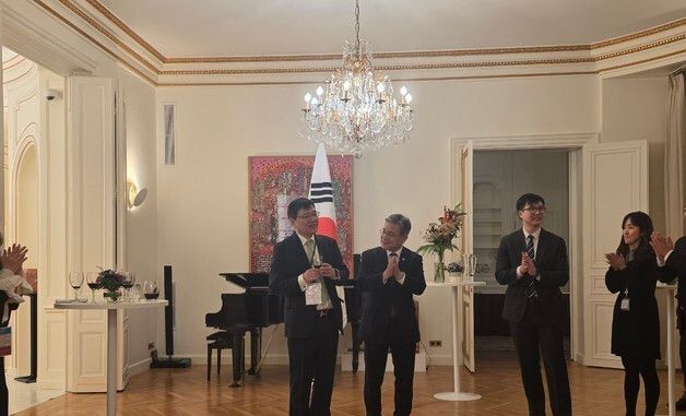 허민 청장, 주유네스코대표부 관저 리셉션 참석