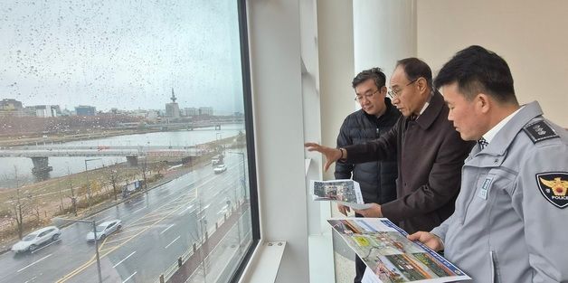 대전자치경찰위원회, 불꽃쇼 현장 사전 안점검검