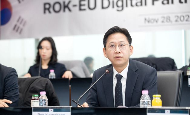 발언하는 배경훈 부총리