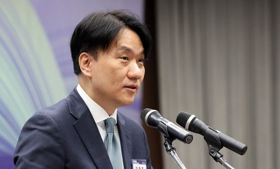 환영사 하는 이형주 금융정보분석원장