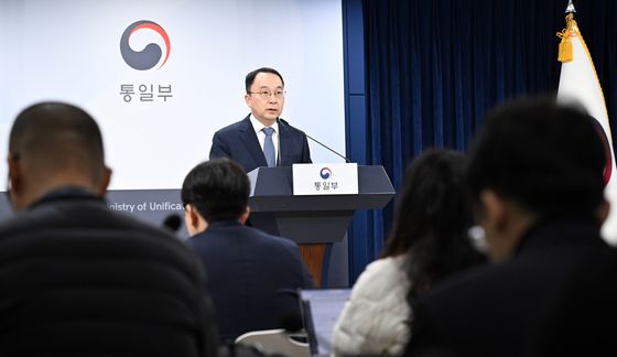 정례브리핑 갖는 구병삼 통일부 대변인