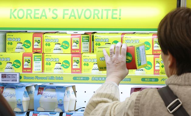 젠슨 황 효과에 바나나맛 우유 '불티'