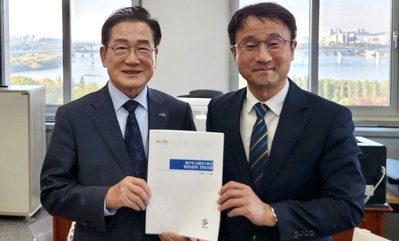 한병도 국회 예결위원장 만난 최기문 영천시장