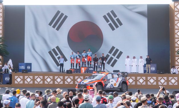 현대차 월드랠리팀, 2025 WRC 14라운드 사우디 아라비아 랠리 우승
