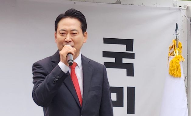 '민생회복 법치수호 강원 국민대회' 찾은 장동혁 대표