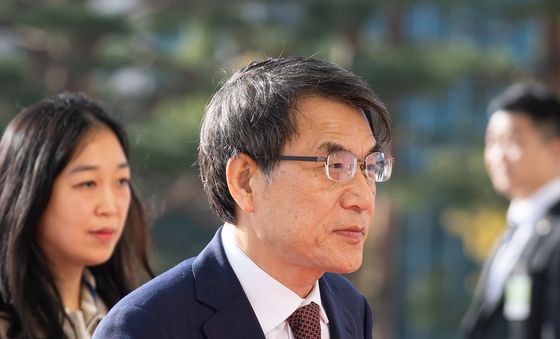 국회 도착한 노태악 중앙선관위원장