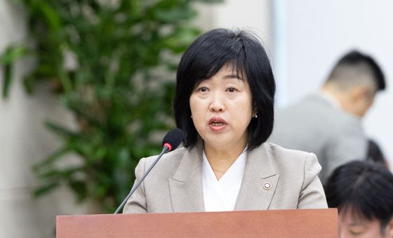 예산안 제안 설명하는 홍소영 병무청장