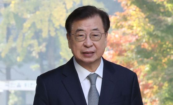 결심 공판 출석하는 서훈 전 국가안보실장