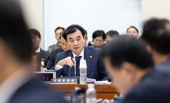 안규백 국방부 장관 '핵잠·전작권' 한미 안보현안 답변