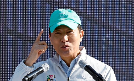 기념사 하는 오세훈 시장