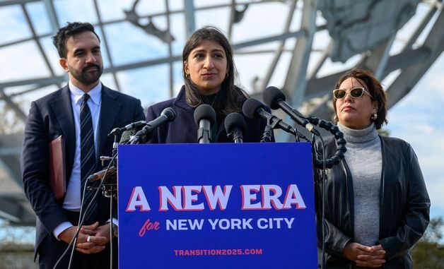 [포토] 맘다니 인수위 공동의장 리나 칸