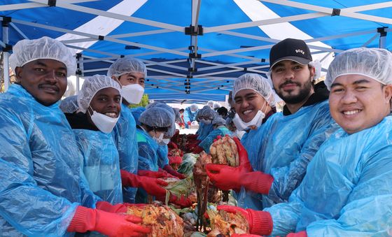 배재대 외국인 유학생 사랑가득 김장나눔