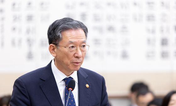 예산안 제안 설명하는 법무부 장관