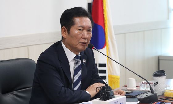 바이오 기업과 간담회하는 정청래 대표