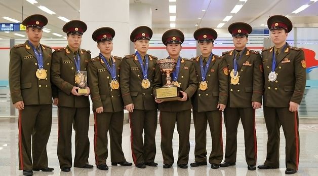北 "국제군사체육이사회 군대남자역기경기대회서 1위"