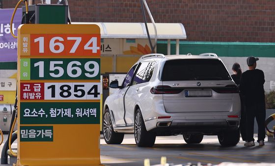 주유소 휘발유 가격 2주 연속 상승