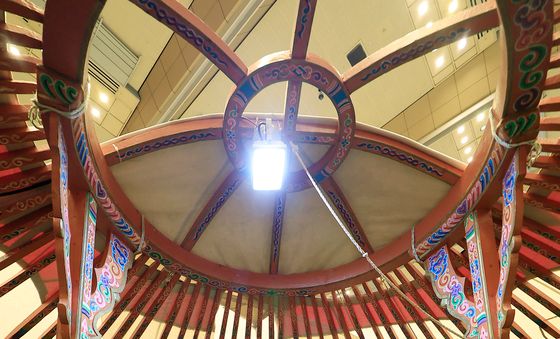 게르 설치된 트래블쇼