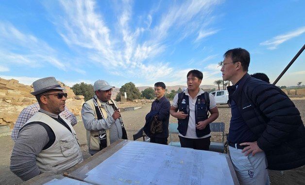 국가유산청, 라메세움 신전 보수복원 공적개발원조 사업 현황 점검