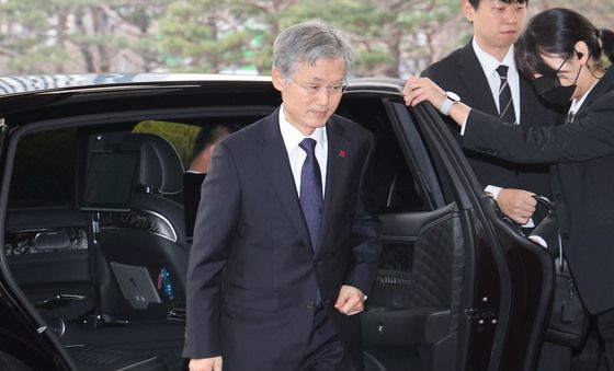 조희대 대법원장 출근