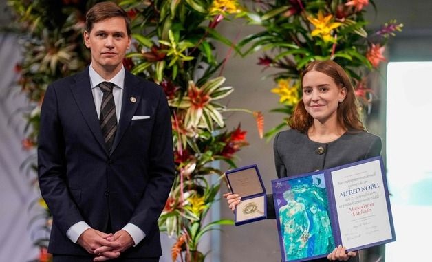 [포토] 노벨평화상 수상자 마리아 코리나 마차도의 딸