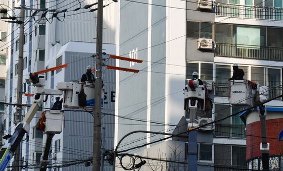 동절기 정전 예방에 나선 한전