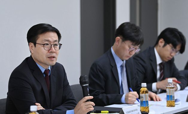 인사말하는 여한구 통상교섭본부장