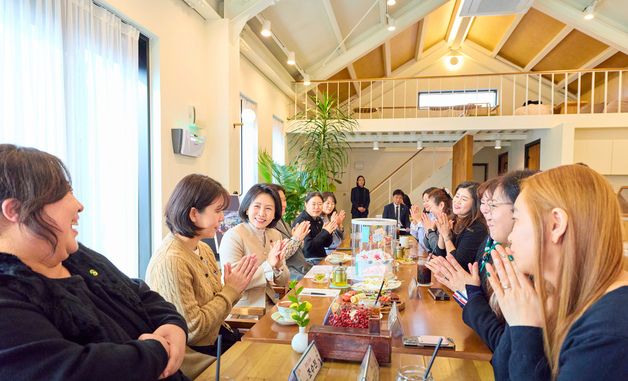 김혜경 여사 '육아·여성 일자리 등 현안 소통'