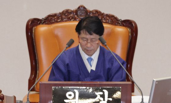 무제한 토론 진행하는 추경호