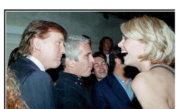 美 민주, 금발 여성과 함께 있는 트럼프-엡스타인 사진 공개