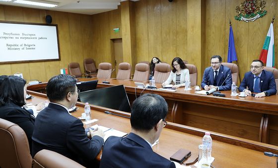 윤호중 장관, 불가리아 내무부 장관 접견